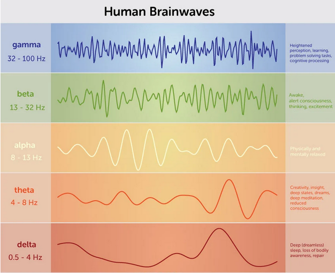 NeuroFeedback EEG Brainwave types