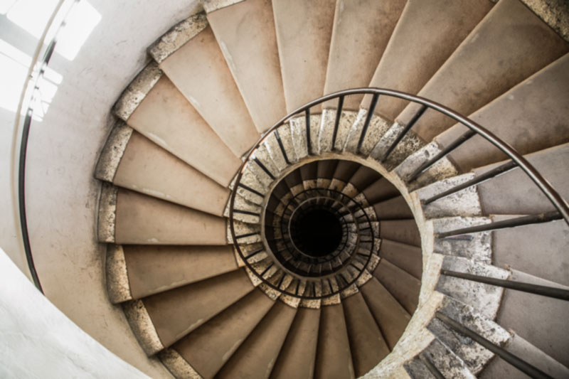 Spiral Staircase_going deep into an awareness of self